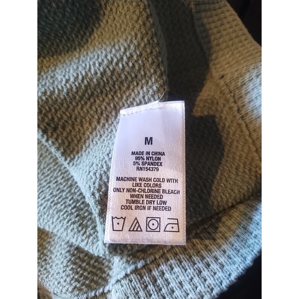 Aeropostale Seriously Soft Green thermal snap Cropped Tank top Women's Medium M - Picture 4 of 4